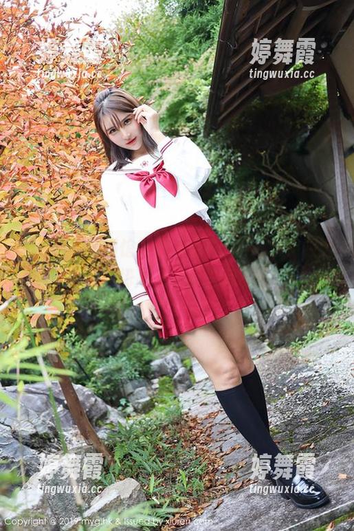 MyGirl美媛馆 - 绮里嘉Carina水手服大图包：切忌——屋里有家长！