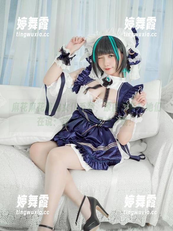 麻花麻花酱的女仆系列，原图更新！她们在说：这次真没穿袜子哦！